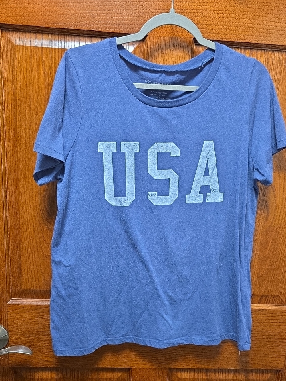 Grayson Threads Blue USA Short Sleeve Graphic Tee